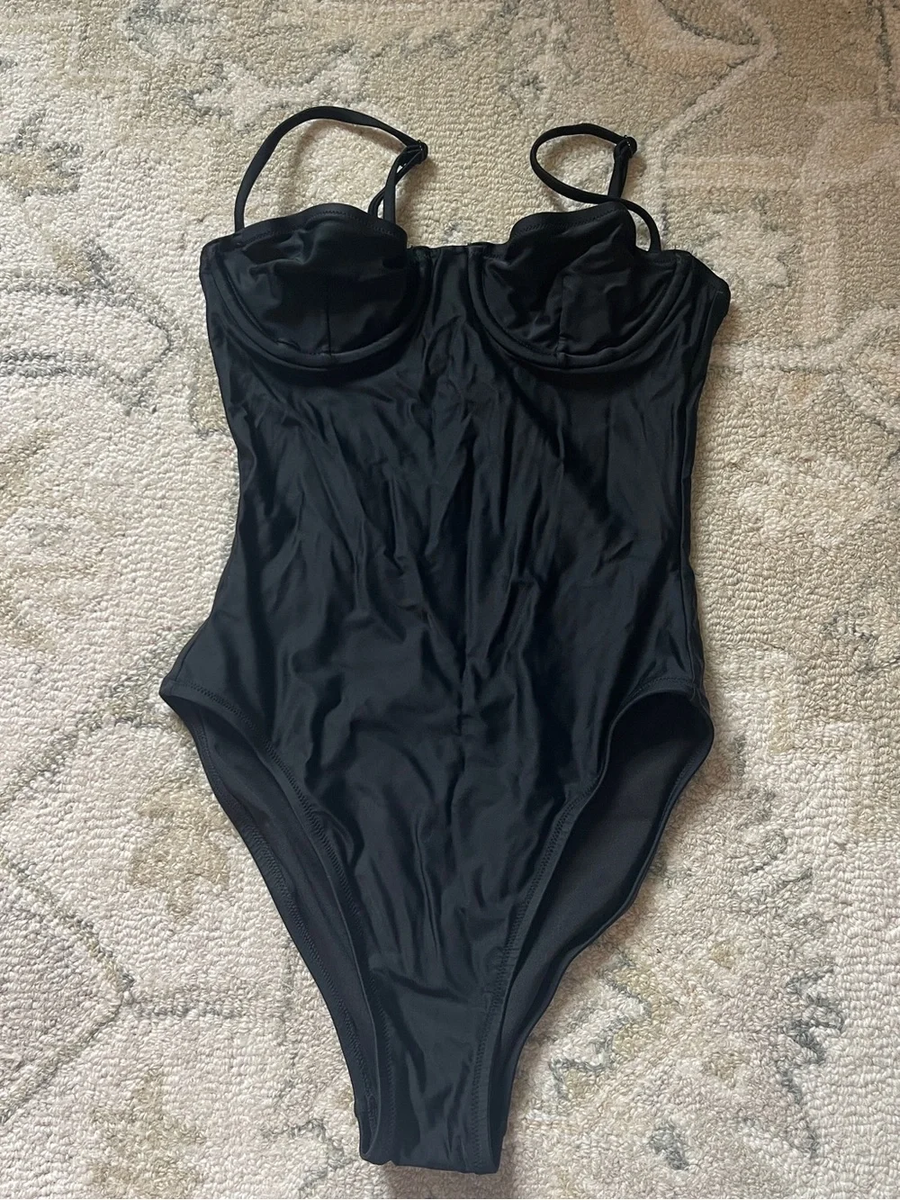 J Crew Black One Piece Swimsuit